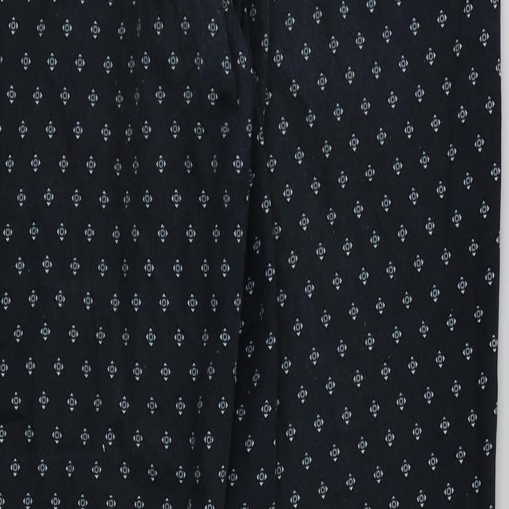 Womens UK Size 8 H&M Regular Fit  Blue Trousers