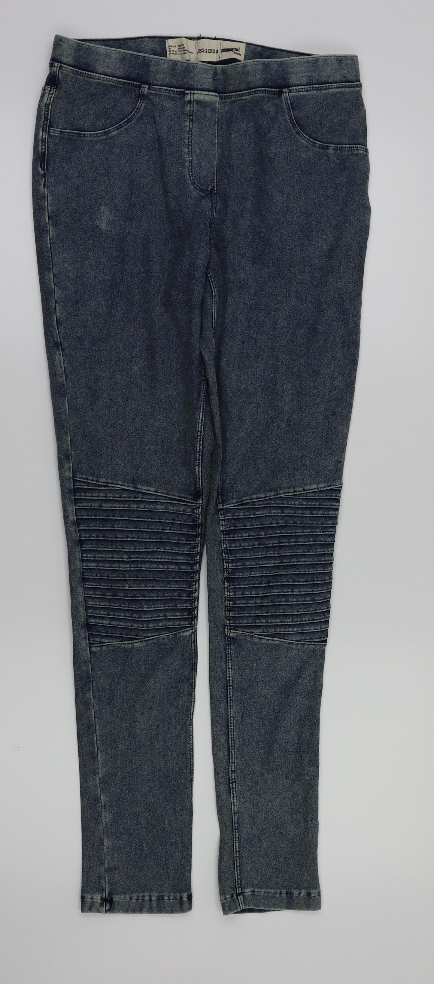 Pepperts Girls Blue   Jegging Trousers Size 12-13 Years