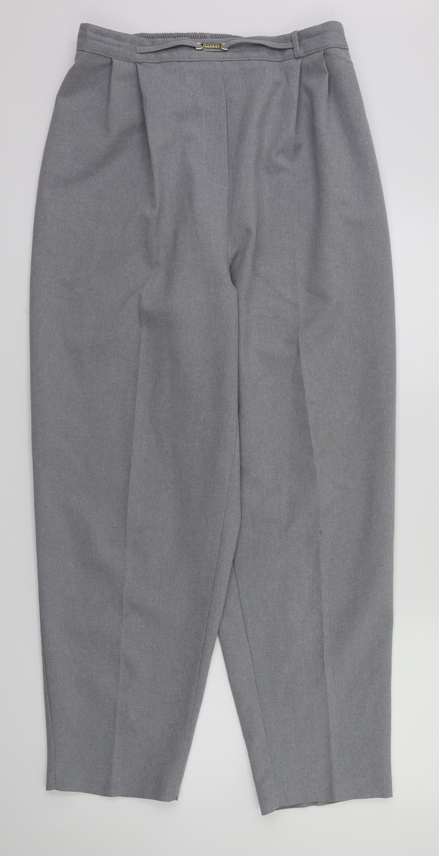Womens UK Size 18 Design Essentials Regular Fit  Grey Trousers