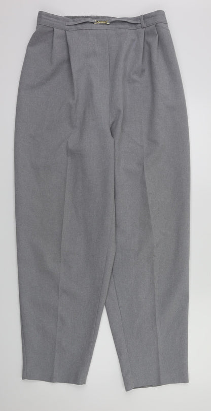 Womens UK Size 18 Design Essentials Regular Fit  Grey Trousers