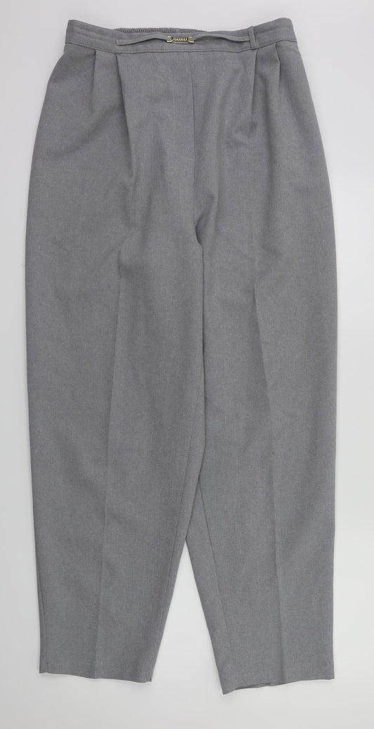 Womens UK Size 18 Design Essentials Regular Fit  Grey Trousers