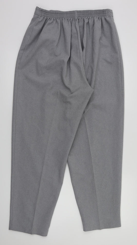 Womens UK Size 18 Design Essentials Regular Fit  Grey Trousers