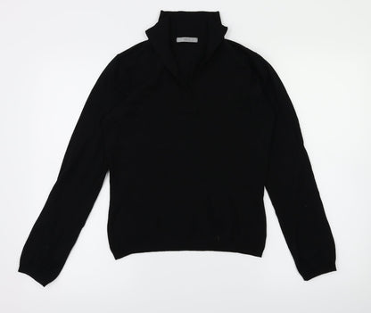 Womens UK Size 8 M&S Black Basic T-Shirt
