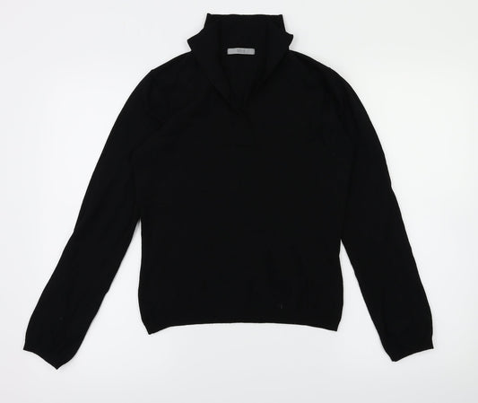Womens UK Size 8 M&S Black Basic T-Shirt