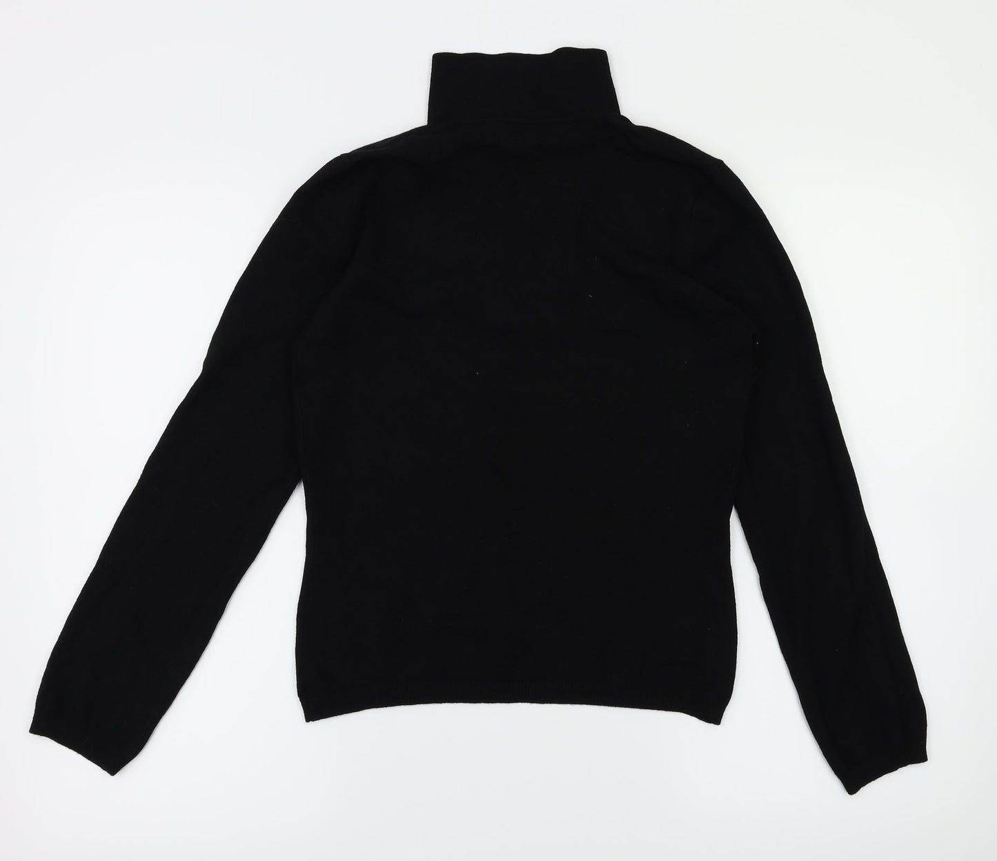 Womens UK Size 8 M&S Black Basic T-Shirt