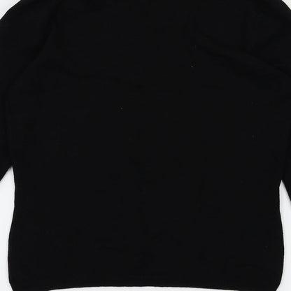 Womens UK Size 8 M&S Black Basic T-Shirt