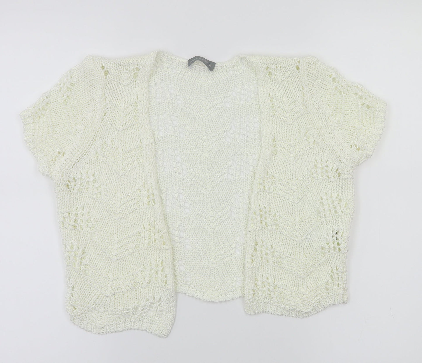 per una  Womens Ivory   Cardigan Jumper Size 10