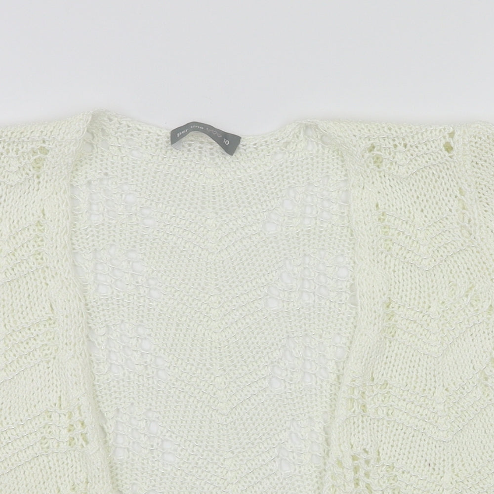 per una  Womens Ivory   Cardigan Jumper Size 10