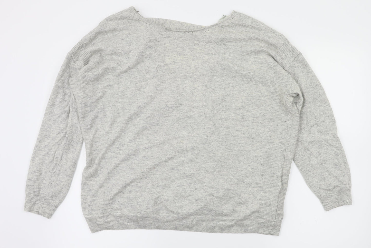 Womens UK Size 20 NEXT Grey Basic T-Shirt