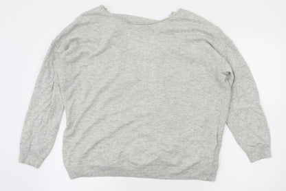 Womens UK Size 20 NEXT Grey Basic T-Shirt