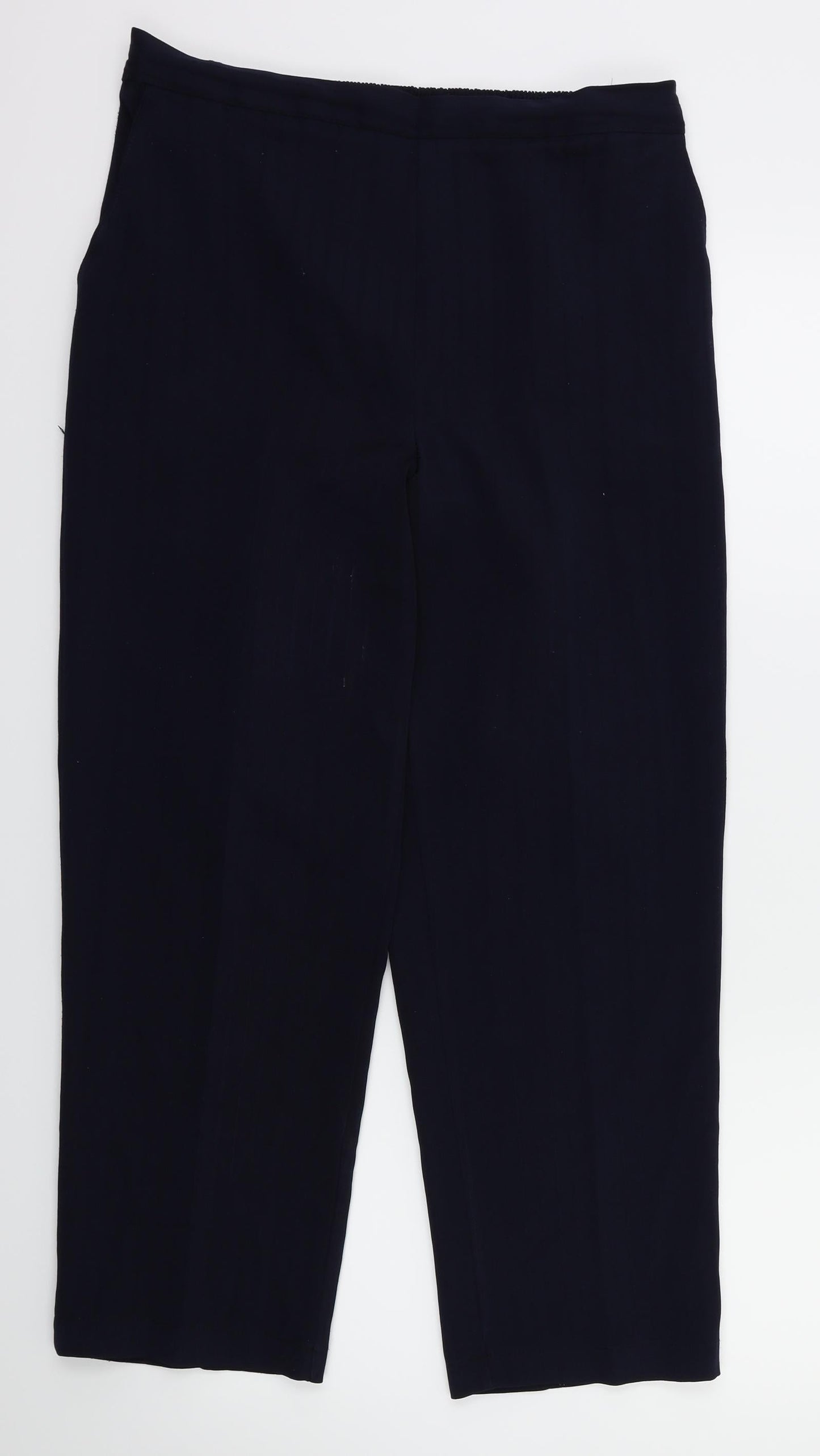 Womens UK Size 14 preworn Regular Fit  Blue Trousers