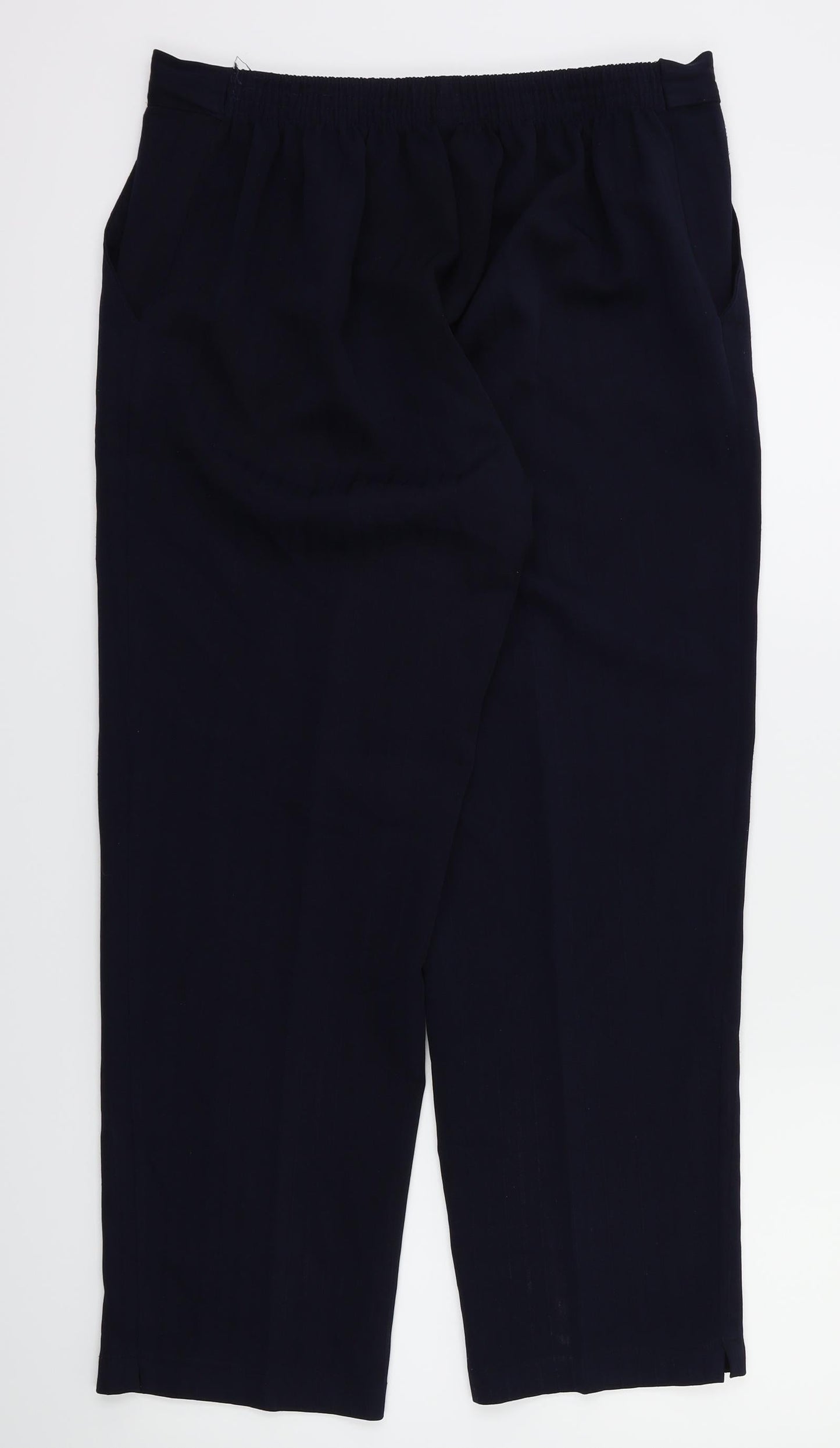 Womens UK Size 14 preworn Regular Fit  Blue Trousers