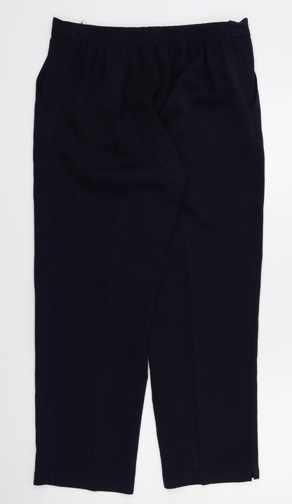 Womens UK Size 14 preworn Regular Fit  Blue Trousers