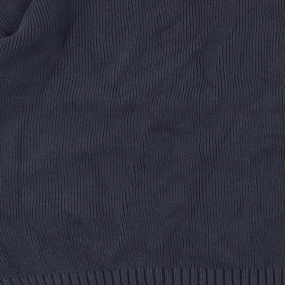 Carson  Womens Blue Argyle/Diamond  Cardigan Jumper Size M
