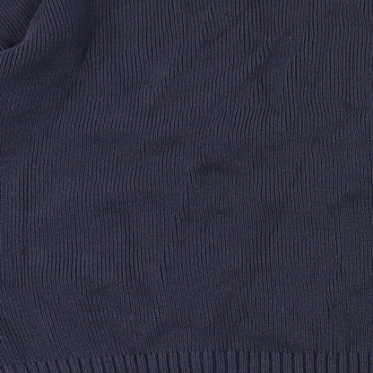 Carson  Womens Blue Argyle/Diamond  Cardigan Jumper Size M