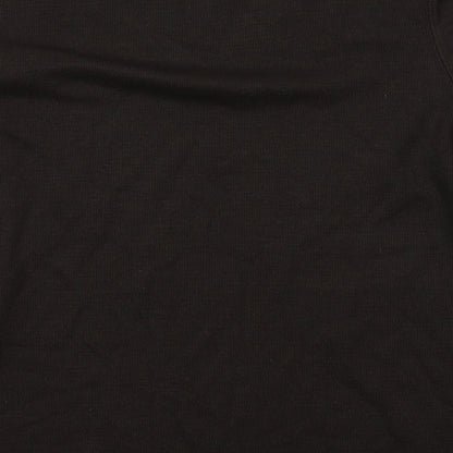 Womens UK Size S Bonmarché Brown Basic T-Shirt