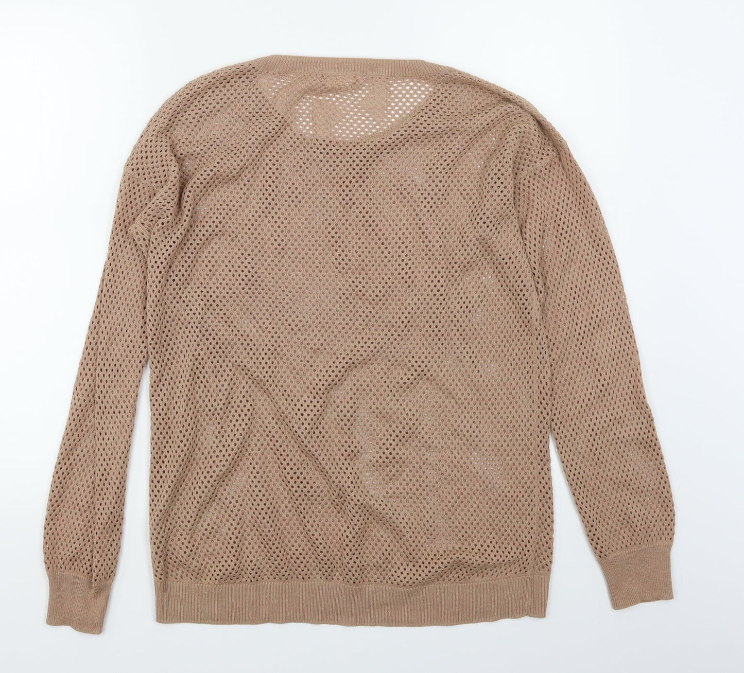 Sweet Romeo Womens Brown   Pullover Jumper Size M  - Mesh