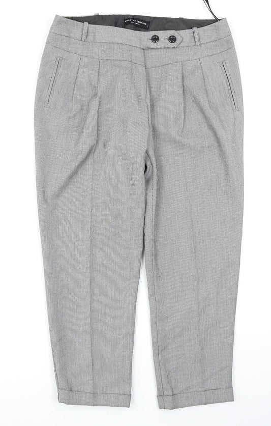 Womens UK Size 12 Dorothy Perkins Regular Fit  Black Trousers