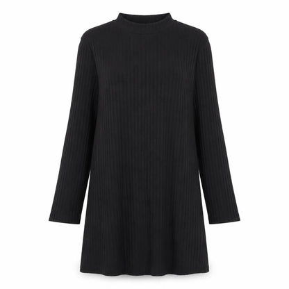 Papaya Womens Black   A-Line  Size S  - Ribbed