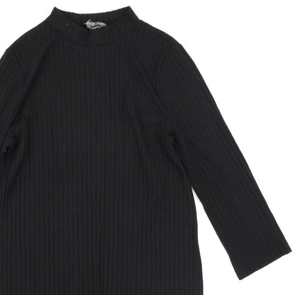 Papaya Womens Black   A-Line  Size S  - Ribbed