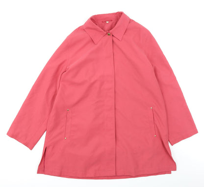 Womens UK Size M Danimac Pink Anorak Coat
