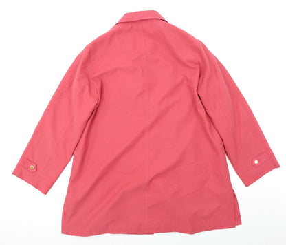 Womens UK Size M Danimac Pink Anorak Coat