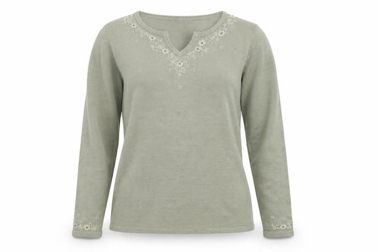 Marks & Spencer Womens Green  Knit Pullover Jumper Size 10