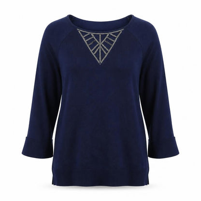 Love Scarlett Womens Blue   Basic T-Shirt Size S