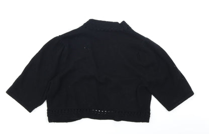 Linea Womens Black   Shrug Jumper Size M