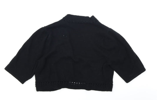 Linea Womens Black   Shrug Jumper Size M