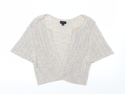 Witchery Womens Beige  Knit Cardigan Jumper Size L