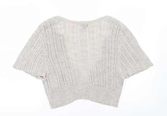 Witchery Womens Beige  Knit Cardigan Jumper Size L