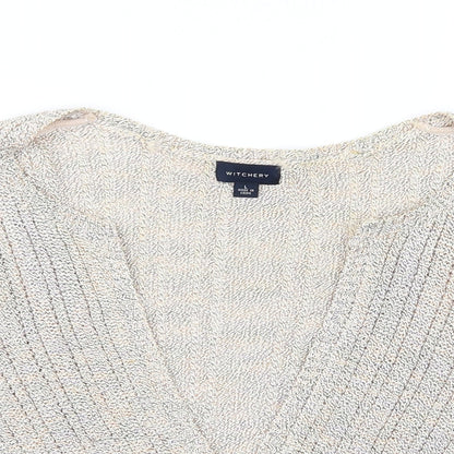 Witchery Womens Beige  Knit Cardigan Jumper Size L