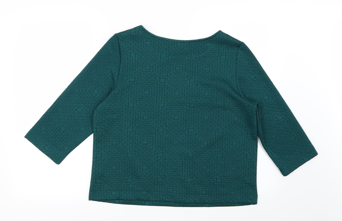 Womens UK Size 14 Dorothy Perkins Green Basic T-Shirt