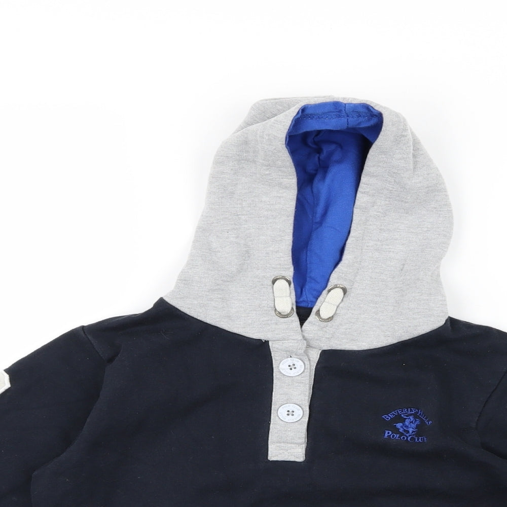 Beverly Hills Polo Club Boys Blue   Pullover Hoodie Size 9-10 Years