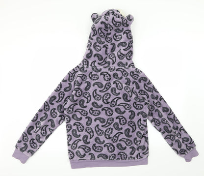 Dorothy Perkins Womens Purple Paisley  Top Pyjama Top Size S