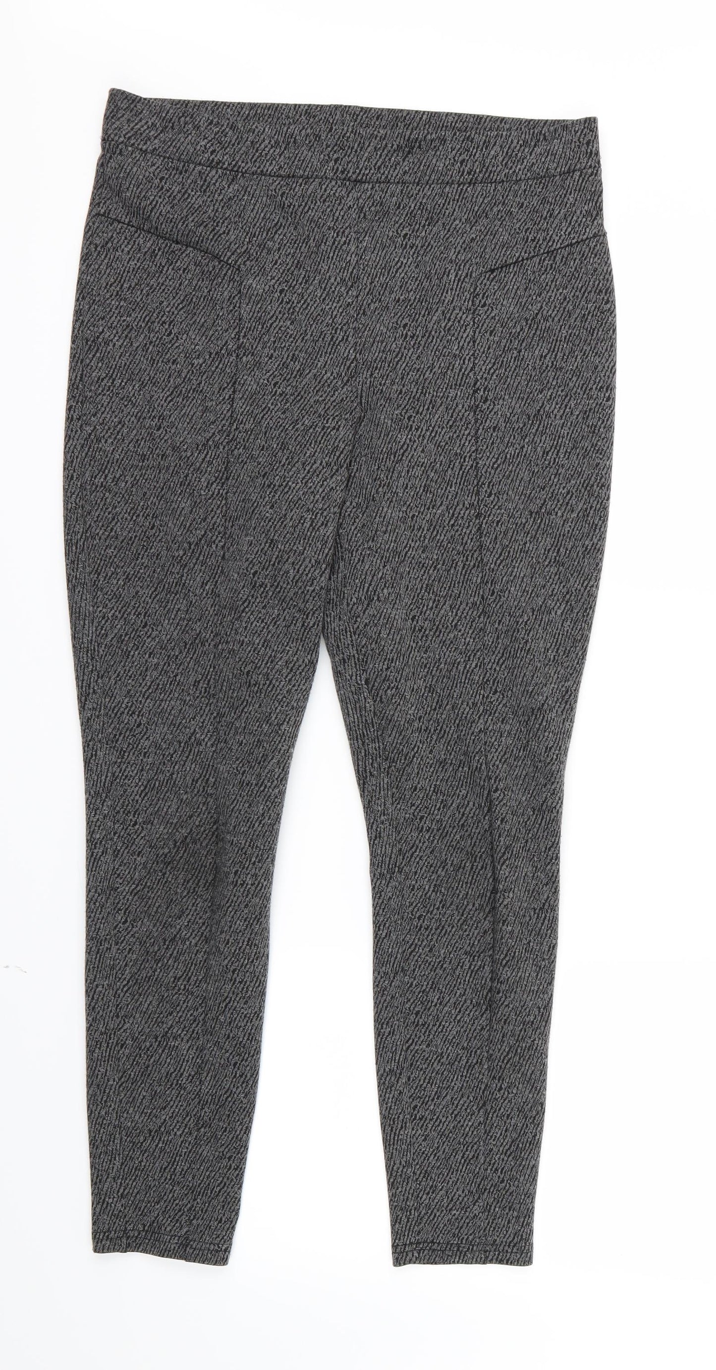 Womens UK Size 14 Matalan  Capri Grey Leggings
