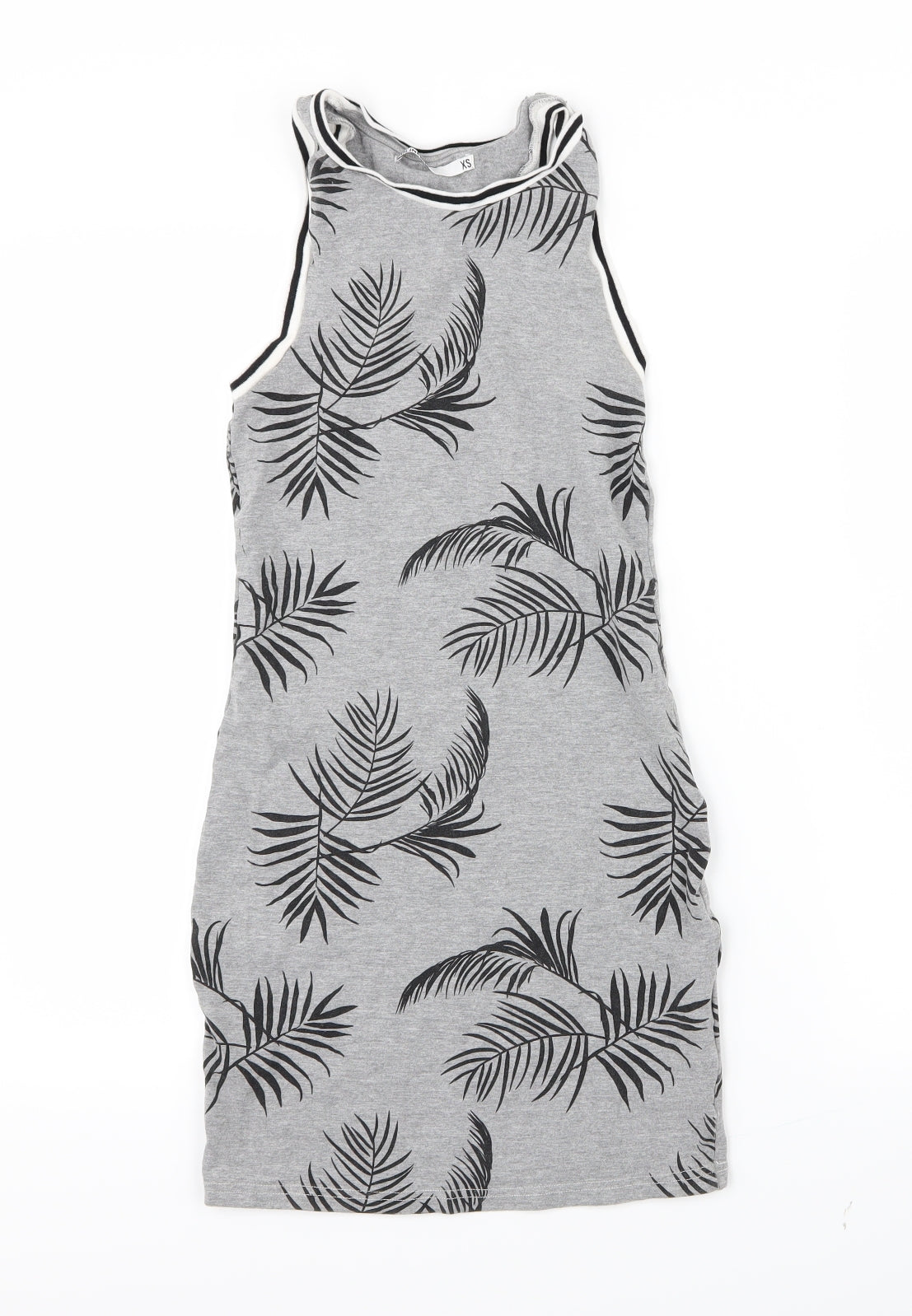 Polinesia Womens Grey Geometric  Mini  Size XS