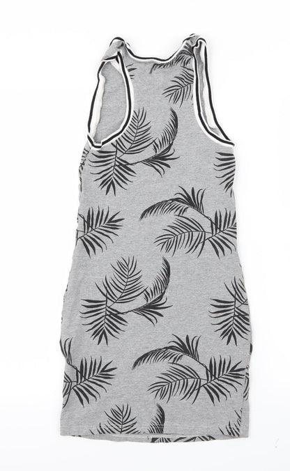 Polinesia Womens Grey Geometric  Mini  Size XS