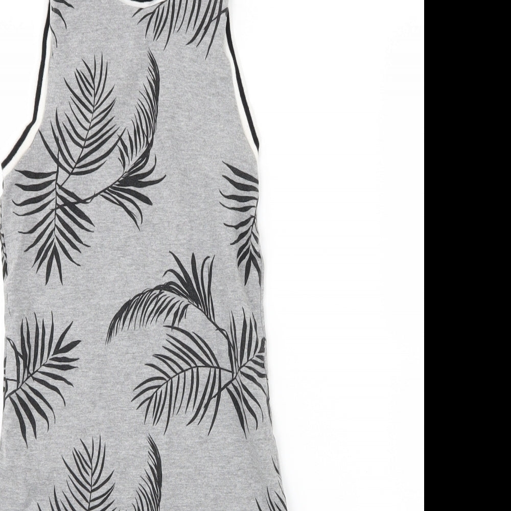 Polinesia Womens Grey Geometric  Mini  Size XS