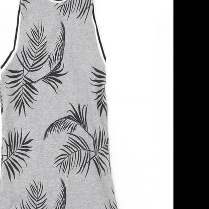 Polinesia Womens Grey Geometric  Mini  Size XS
