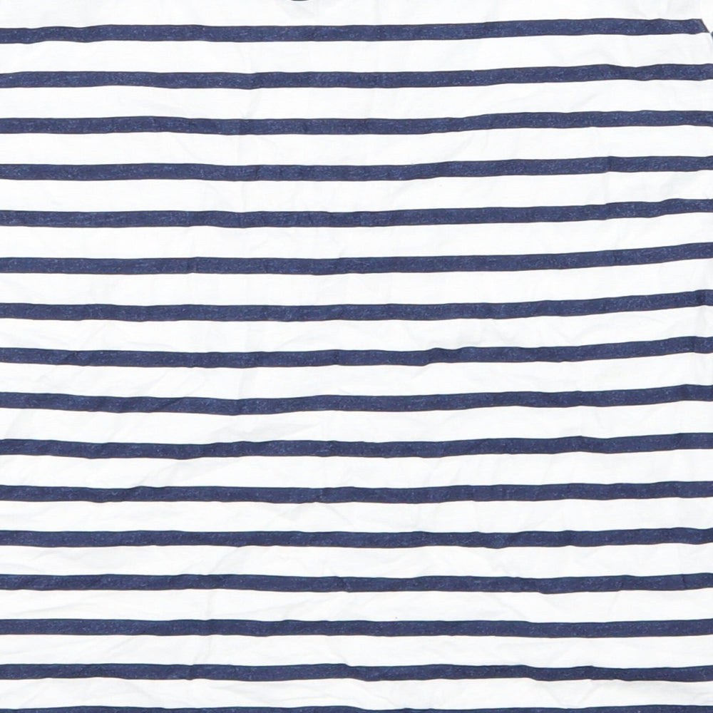 H&M Girls Blue Striped  Basic T-Shirt Size 9-10 Years  - New York City