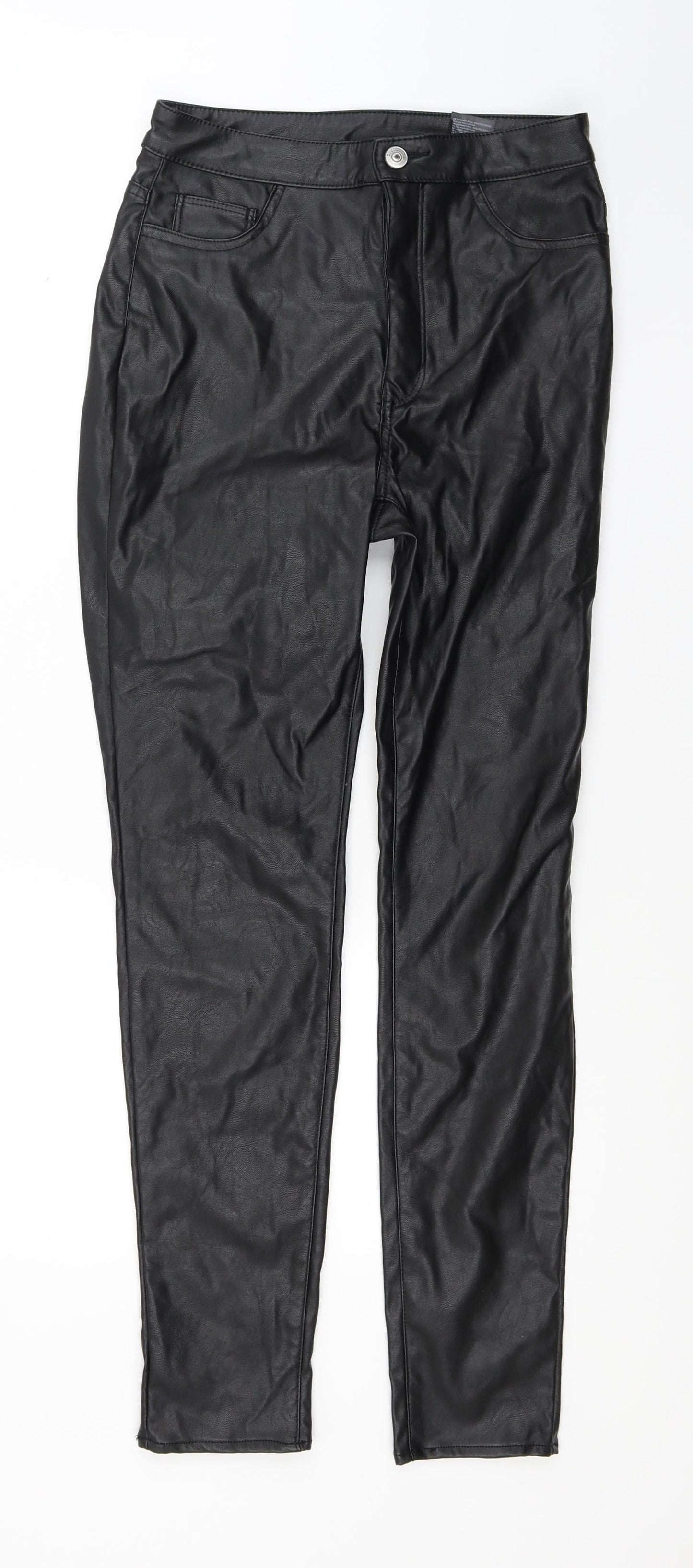 Womens UK Size 10 Divided Regular Fit Skinny Black Jeans