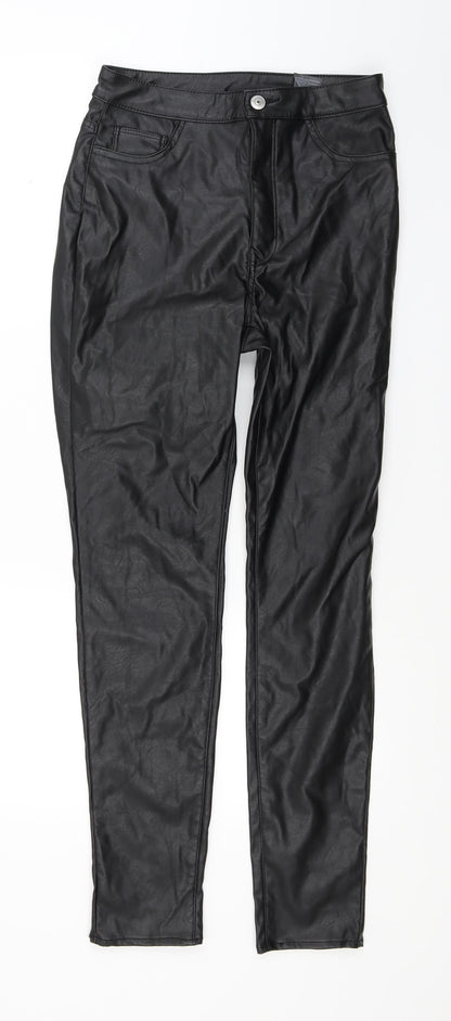 Womens UK Size 10 Divided Regular Fit Skinny Black Jeans