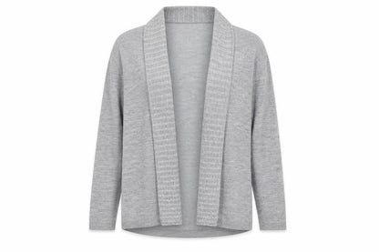Classics Womens Grey  Knit Cardigan Jumper Size L