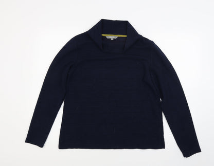 Lilly & me Womens Blue  Knit Pullover Jumper Size 12