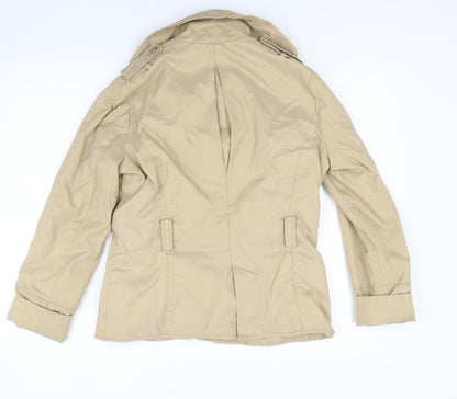 Womens UK Size L Zara Brown Jacket