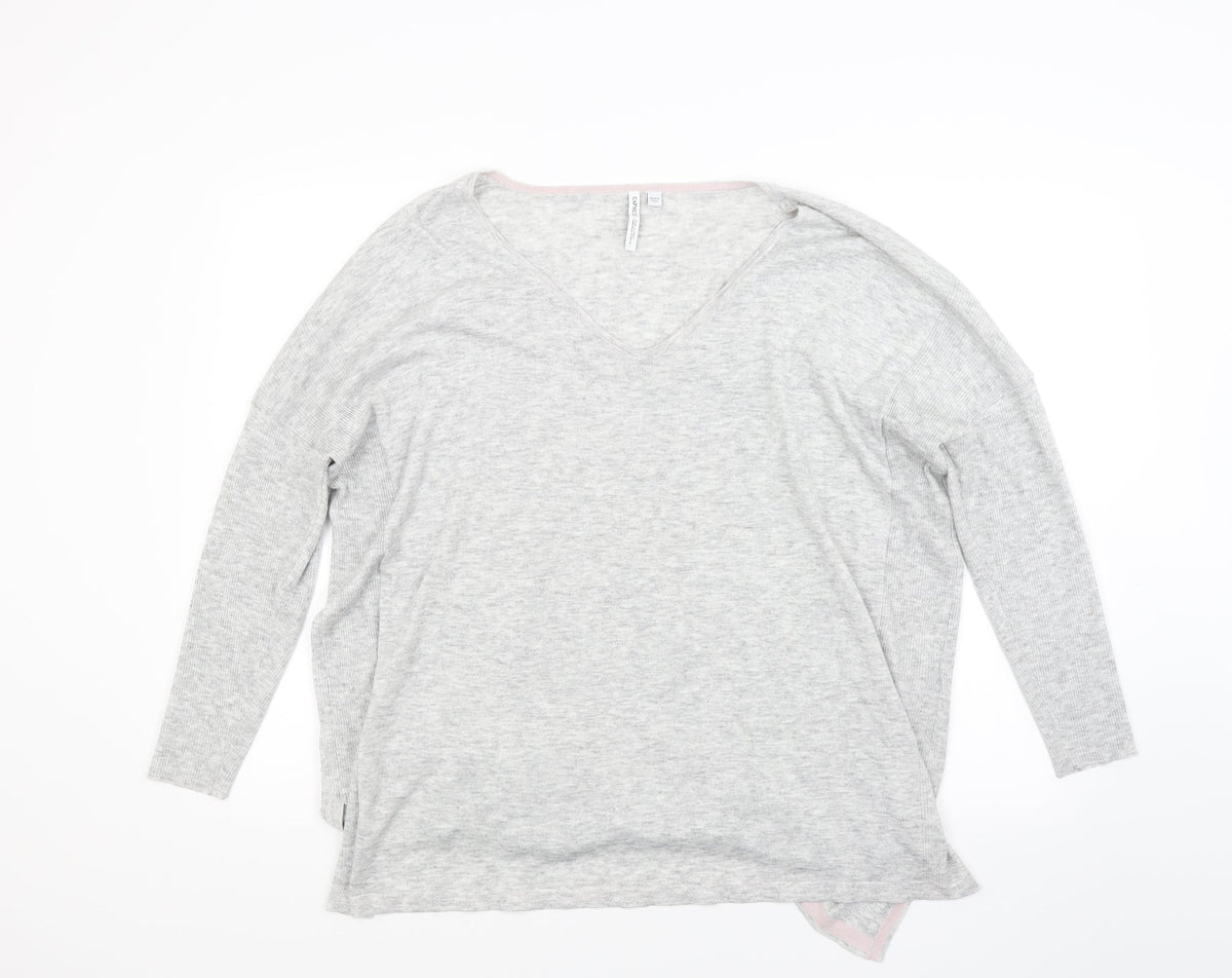 Capsule Womens Grey Knit Pullover Jumper Size 22