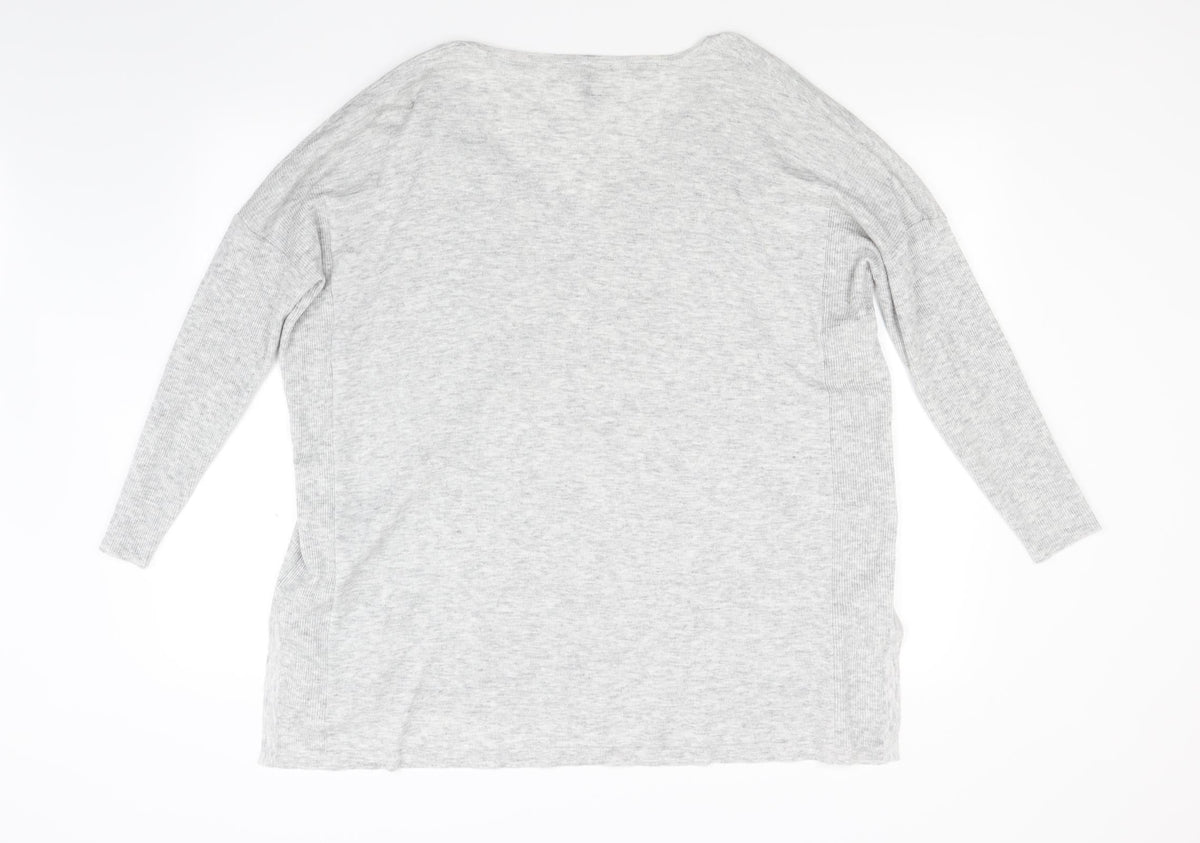 Capsule Womens Grey Knit Pullover Jumper Size 22