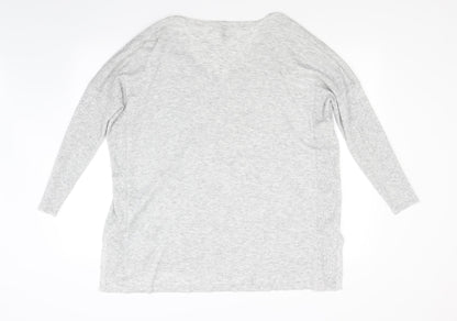 Capsule Womens Grey Knit Pullover Jumper Size 22
